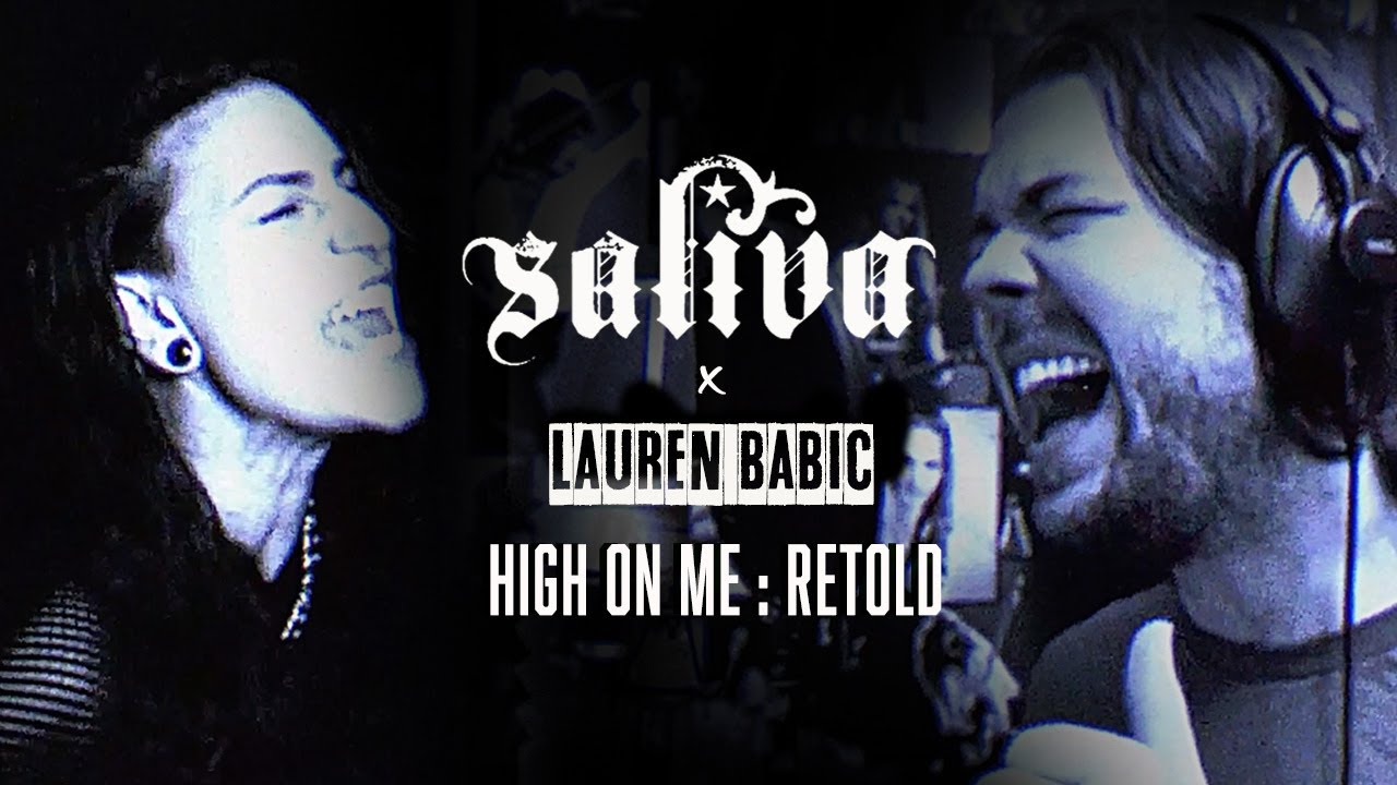 Saliva - High On Me: Retold (feat. Lauren Babic) [Official Lyric Video]