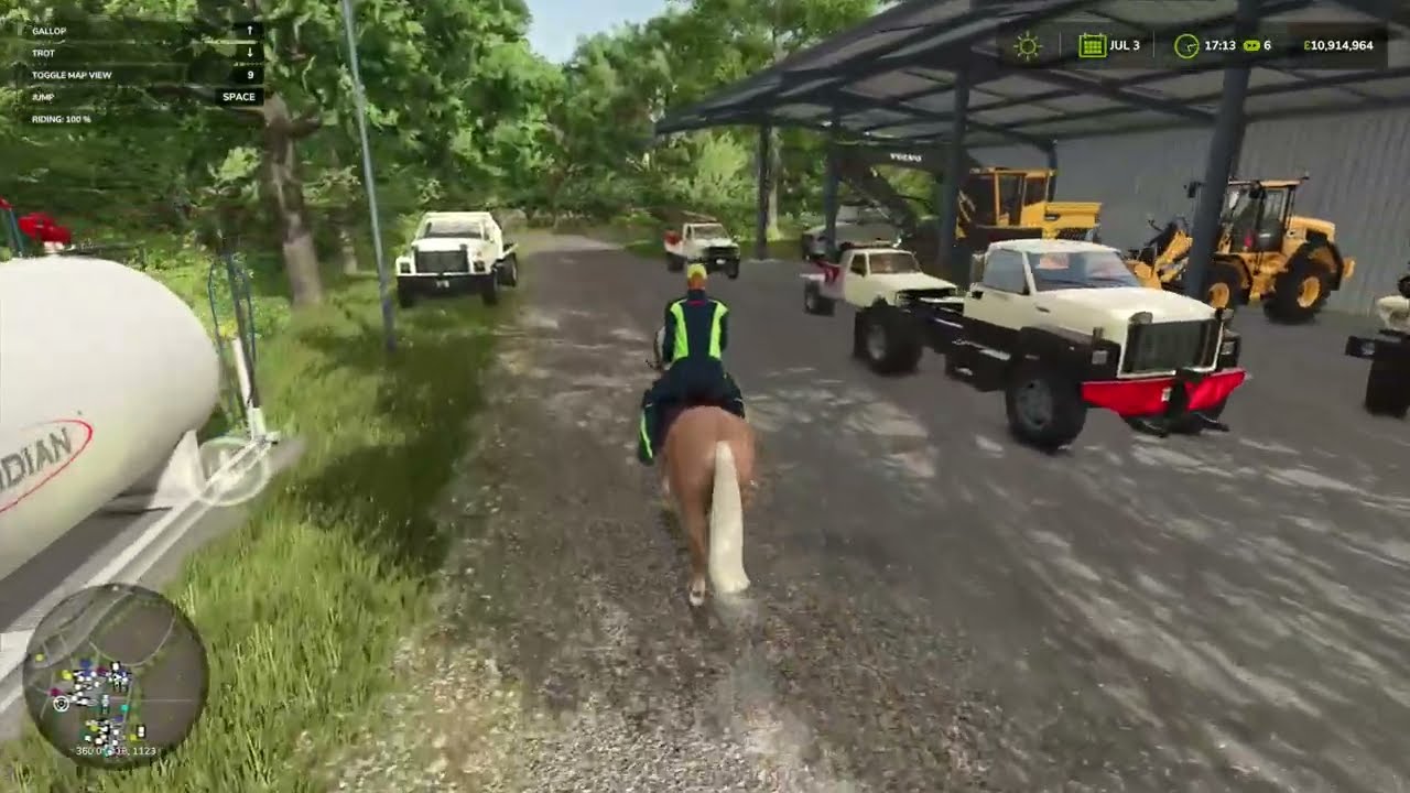 FS25 (Farm Tour By Horse) - Farm Test 2