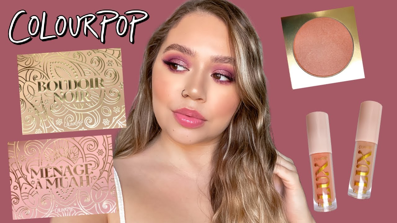 COLOURPOP AMOUREUX COLLECTION HOLIDAY 2020 | SWATCHES, REVIEW + TUTORIAL | Makeupbytreenz