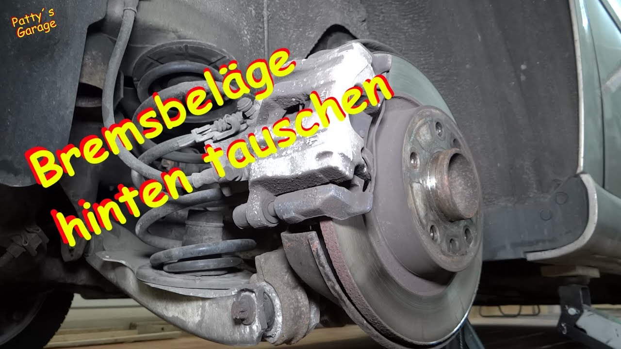 Bremsbeläge hinten  am Vectra C tauschen