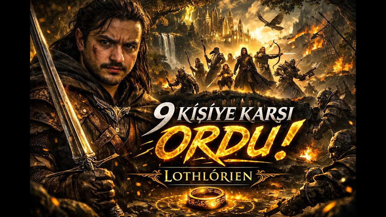 👉 9 KİŞİYE KARŞI ORDU! | Lothlórien Savunması