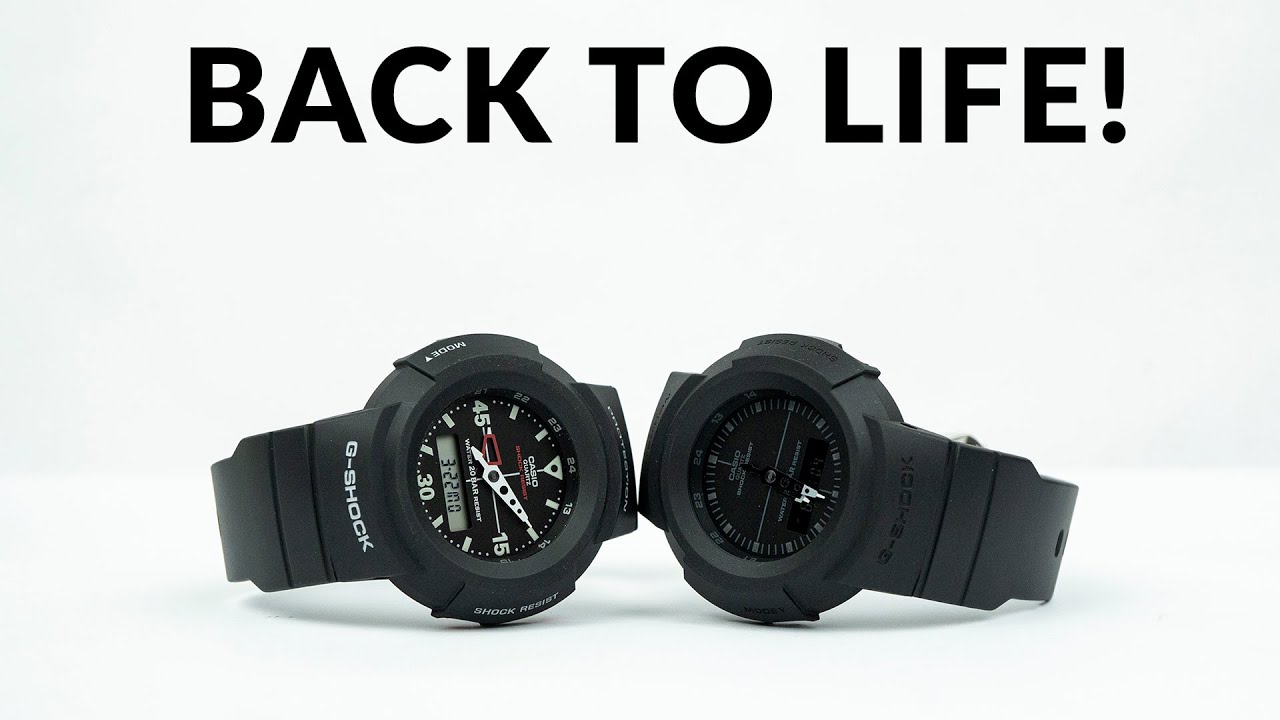 BACK TO LIFE! CASIO G-SHOCK AW-500E-1E