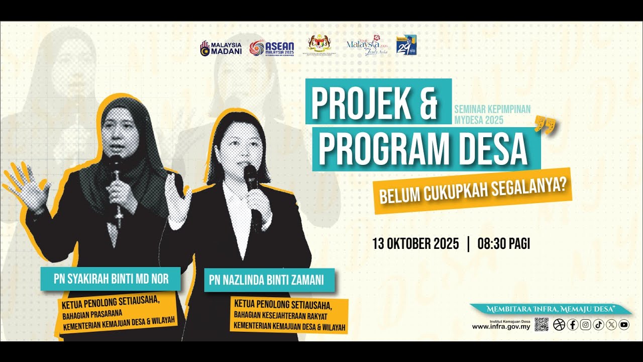 SEMINAR KEPIMPINAN MYDESA 2025: "𝓟𝓻𝓸𝓳𝓮𝓴 𝓭𝓪𝓷 𝓟𝓻𝓸𝓰𝓻𝓪𝓶 𝓓𝓮𝓼𝓪: 𝓑𝓮𝓵𝓾𝓶 𝓒𝓾𝓴𝓾𝓹𝓴𝓪𝓱 𝓢𝓮𝓰𝓪𝓵𝓪𝓷𝔂𝓪?"