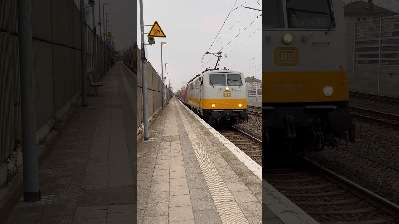 BR 111 095 „Inge“ als RB 16 am Eskalieren 