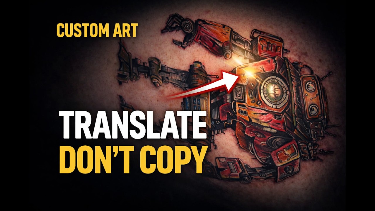 Turning Custom Artwork Into A Tattoo That Actually Reads On Skin