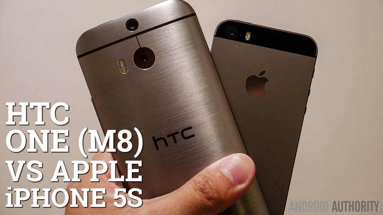 HTC One (M8) vs Apple iPhone 5s - Quick Look