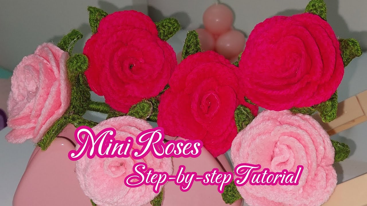 Part 1 | Mini Roses 💕 | Step-by-Step Tutorial 