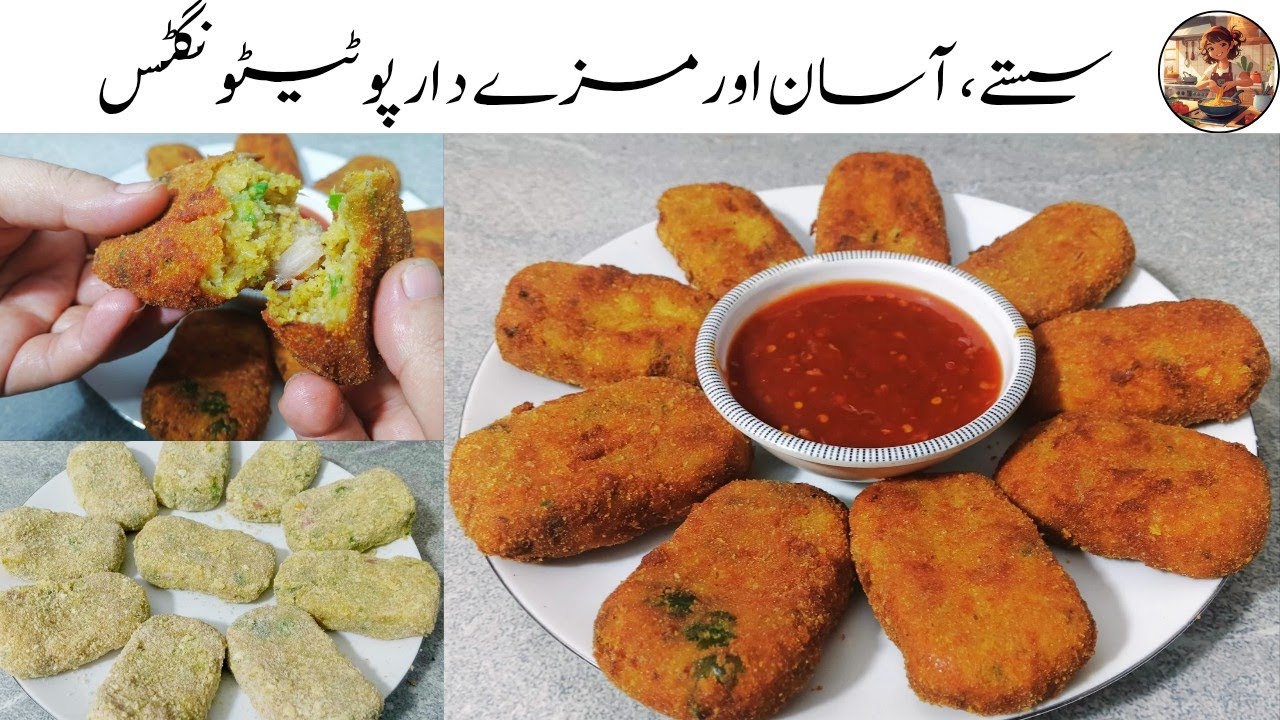Potato Nuggets Recipe By fatima roz cooking| Potato Snacks | Crispy Potato Snacks |