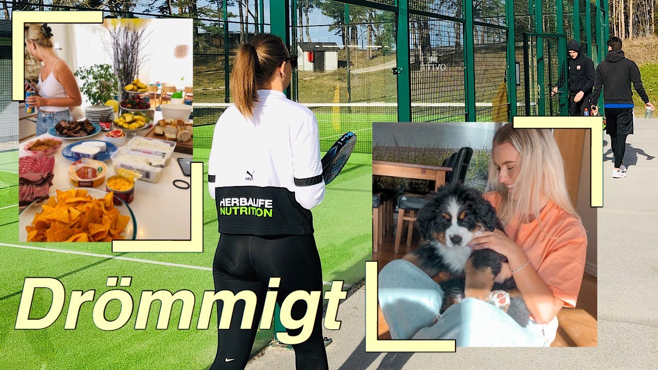 VÅR NYA HUND!!! 🥺 & mina padel-skillz | vlogg