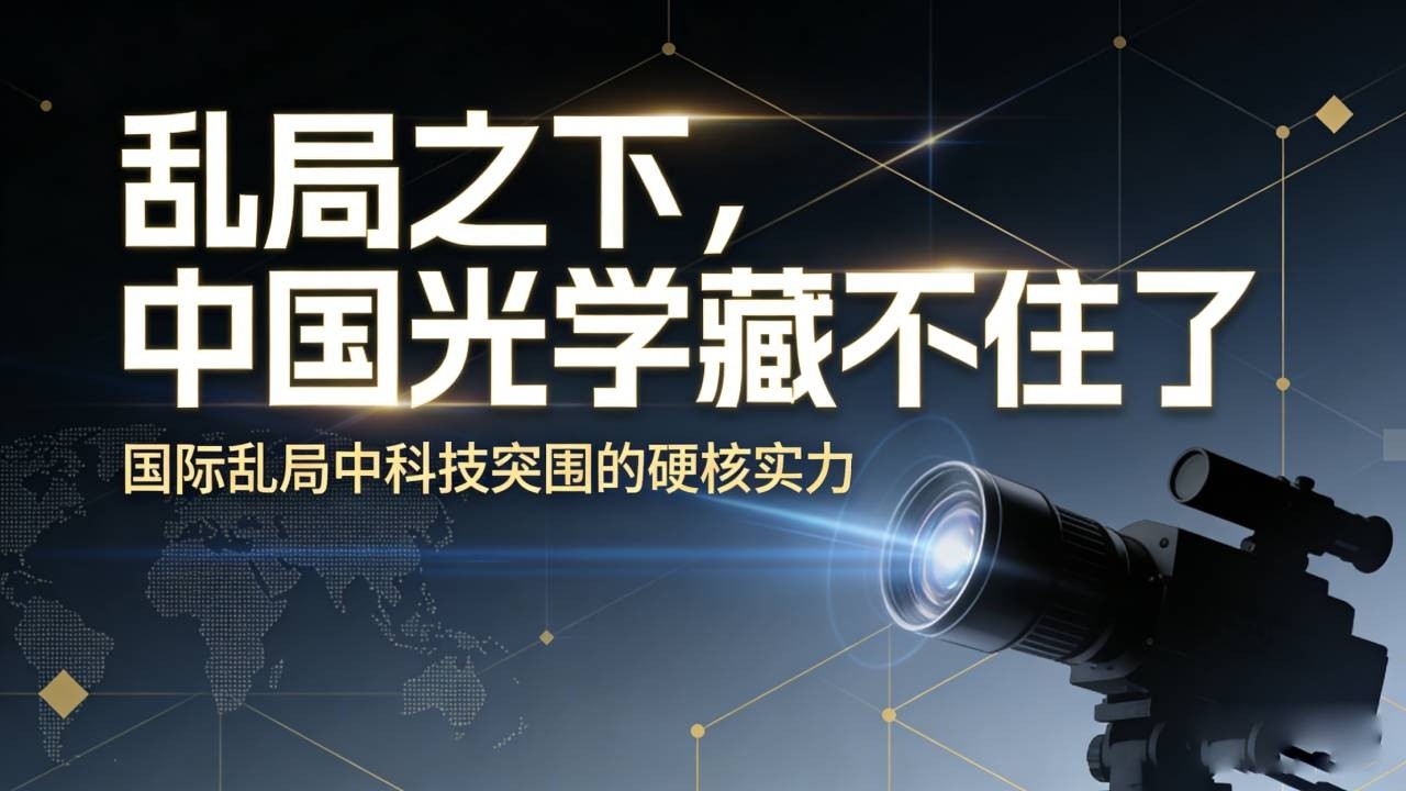 藏不住了！亂局中崛起的中國光學，每一項突破都震撼世界！
