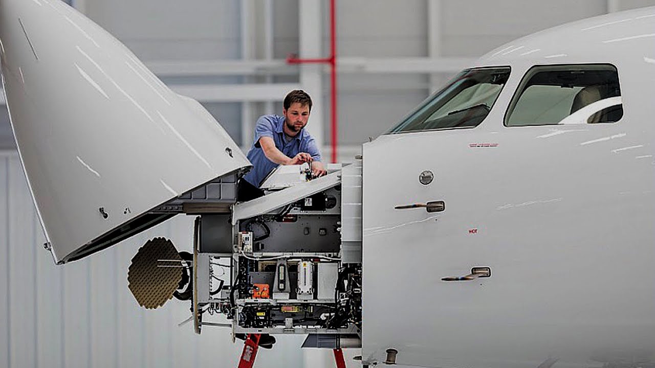 How do they build Dassault aircraft? ✪ Factory Tour