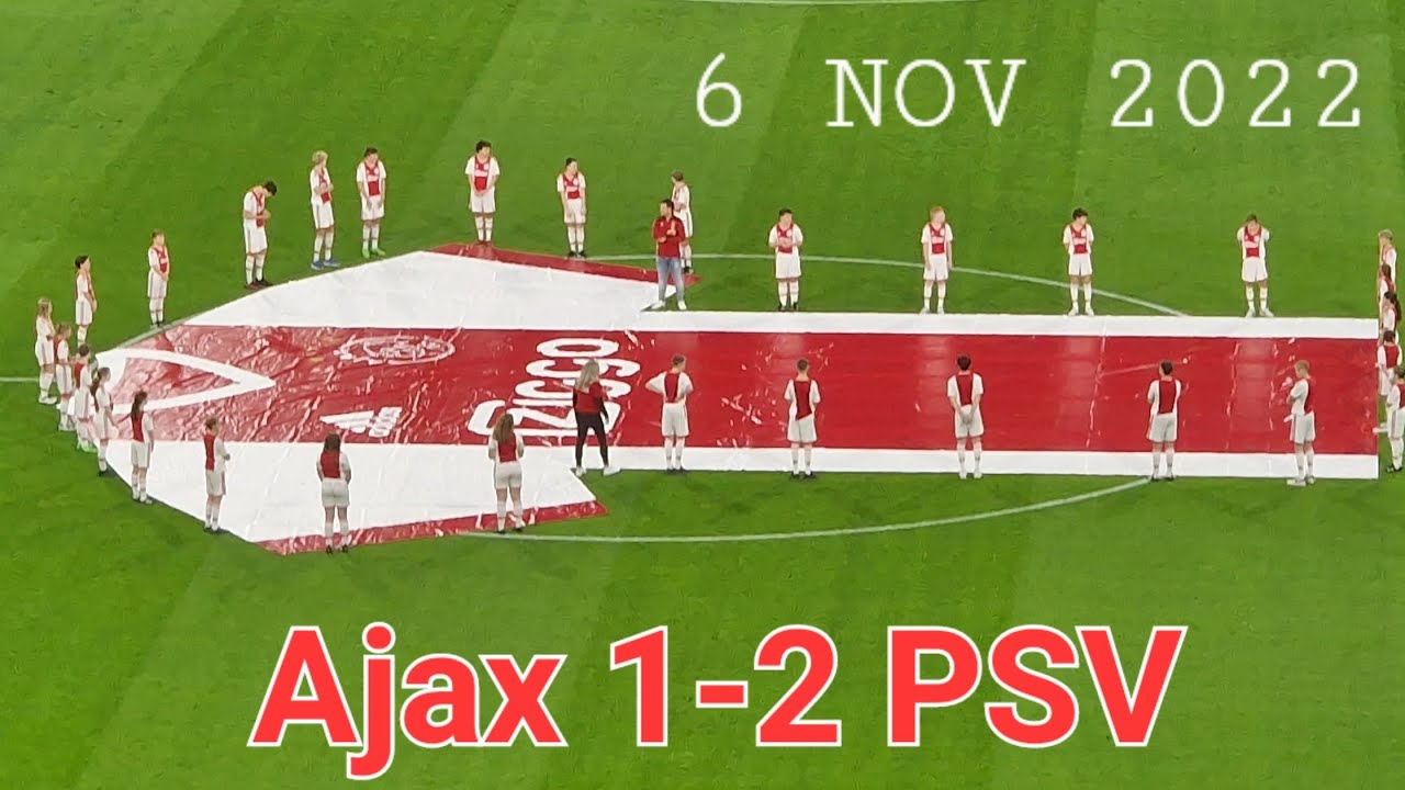 AFC Ajax 1-2 PSV @ 6 november 2022 in de Johan Cruijff Arena.