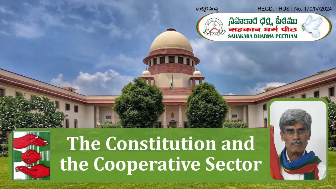 The Constitution and the Cooperative Sector.