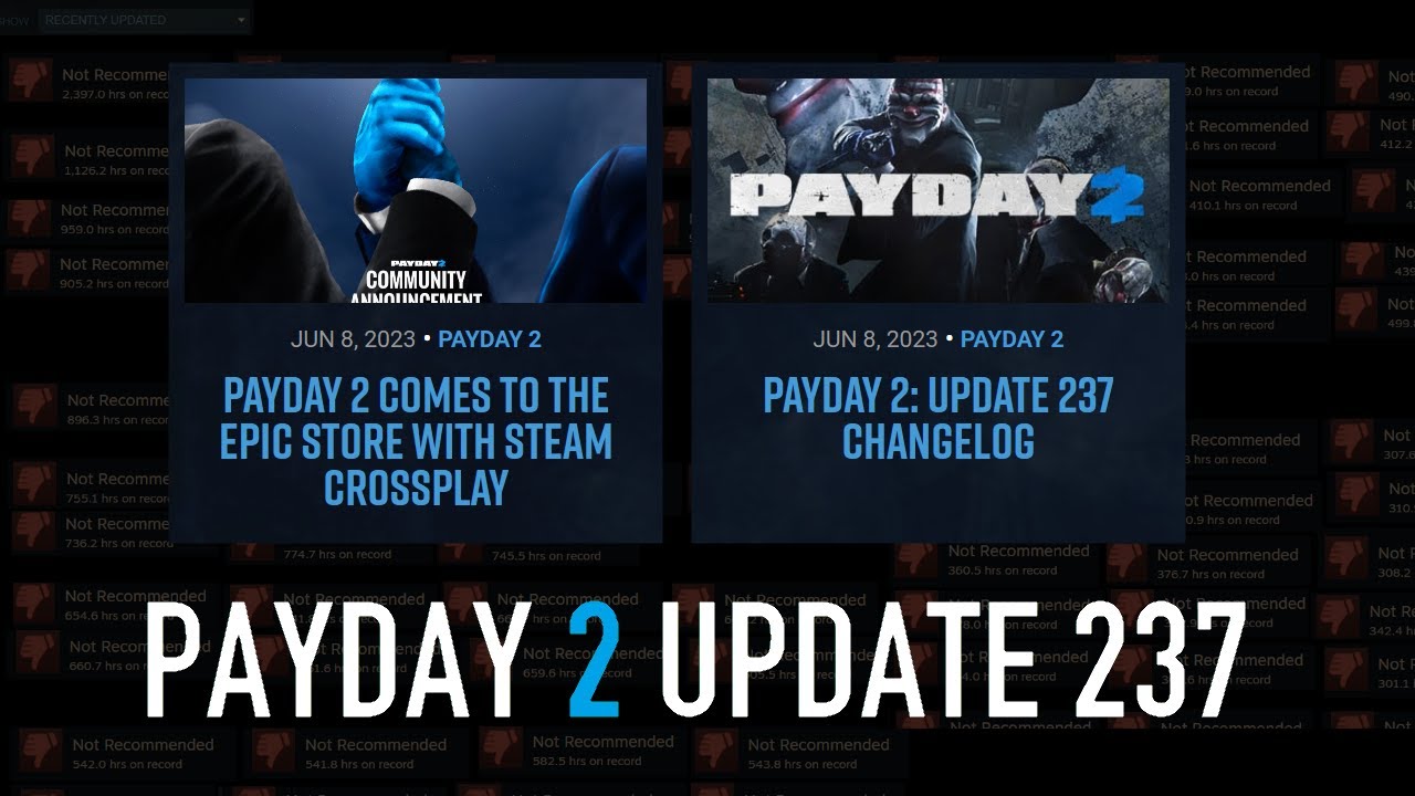 Этот канал и Payday 2 (Обновление 237)