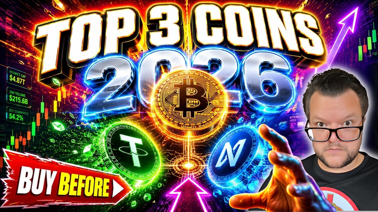 TOP 3 COINS TO INVEST IN 2026 - Crypto Cobra