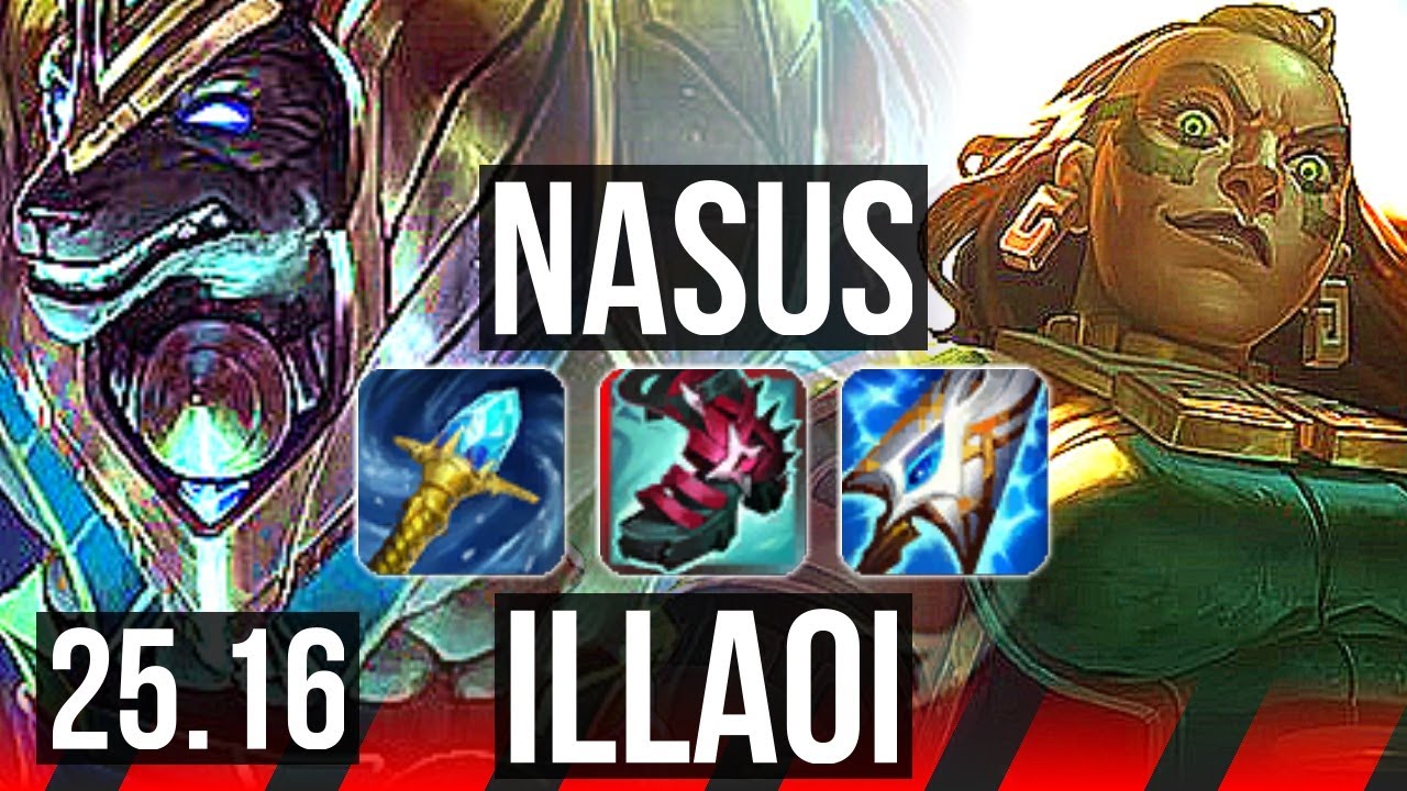 NASUS vs ILLAOI (TOP) | 600+ games | NA Master | 25.16