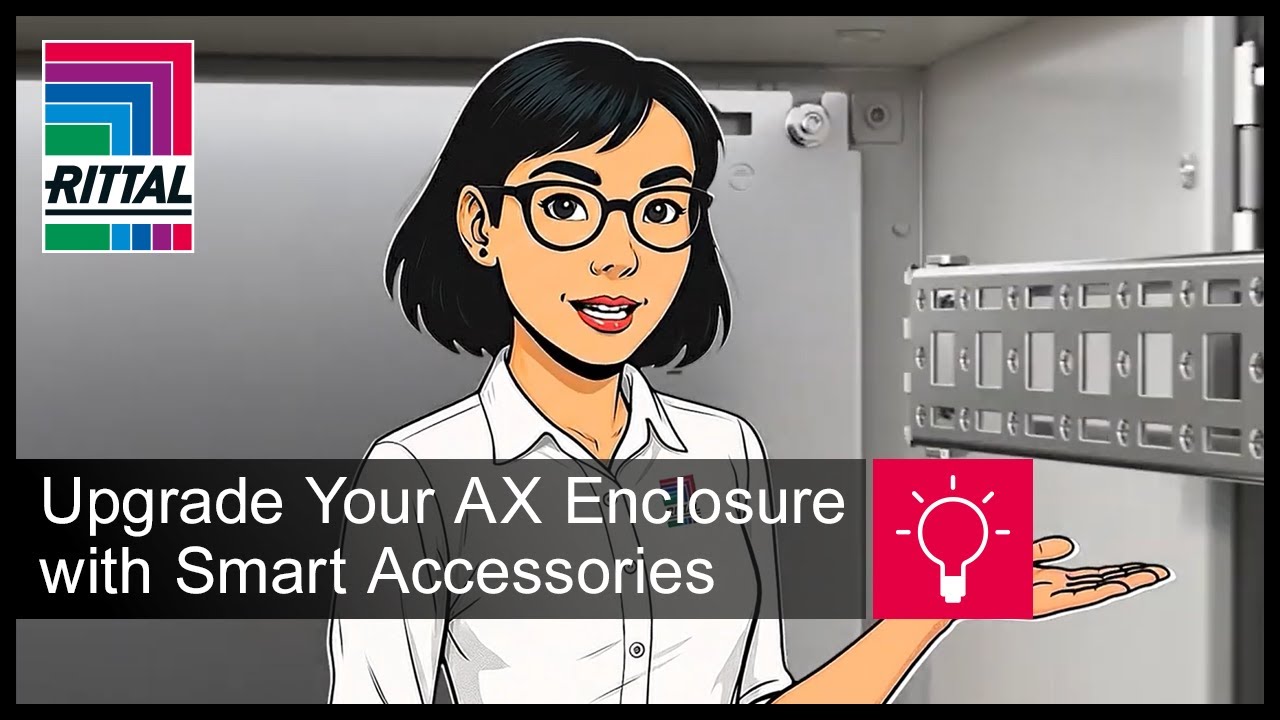 The AX wall-mounted enclosure: Tailored accessories make all the difference