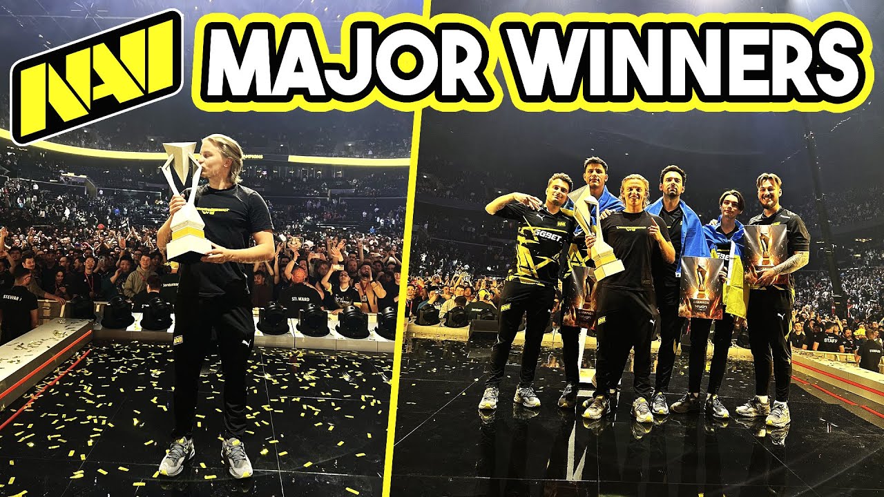 NAVI MAJOR Winning MOMENT of FIRST CS2 Major Copenhagen 2024 !(Congratulations NAVI)