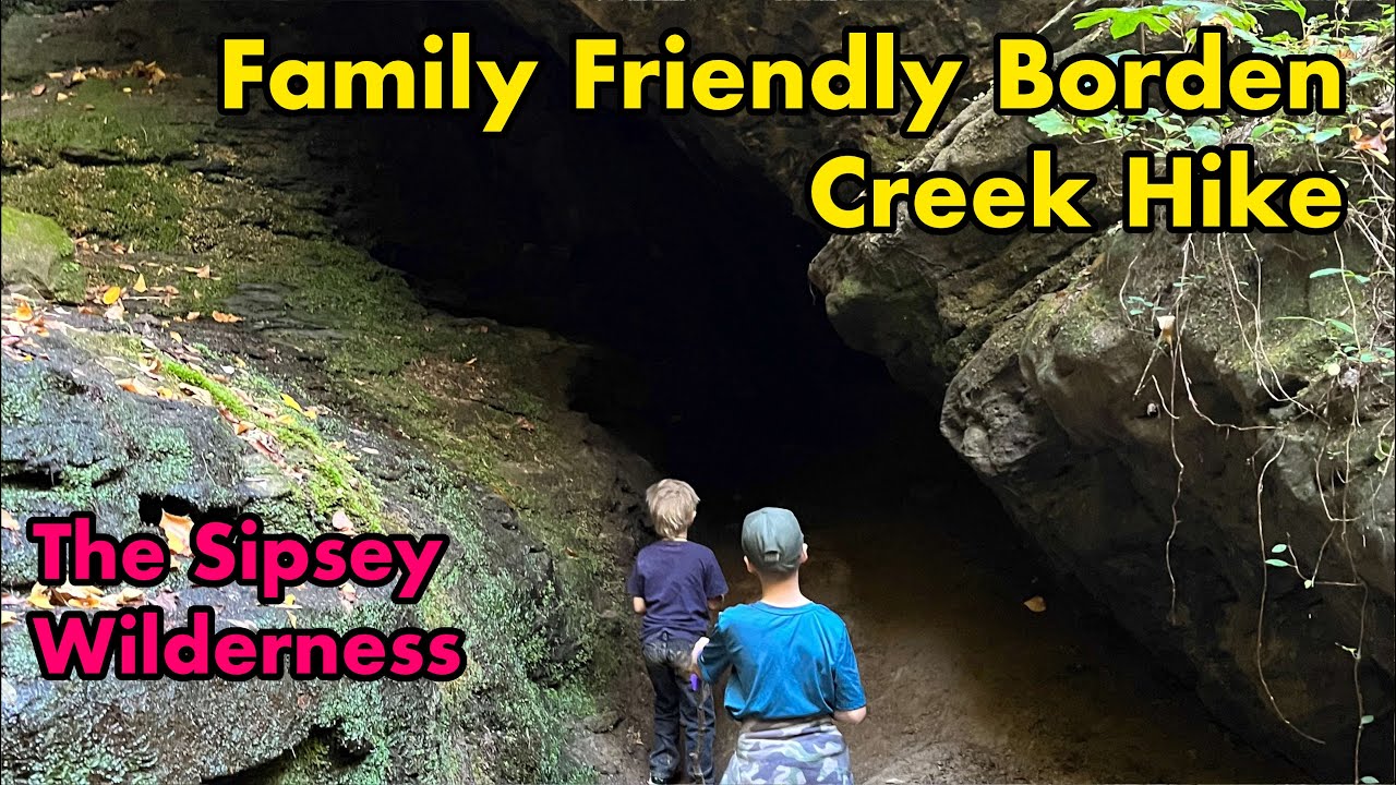 Family Hike on Borden Creek, Sipsey Wilderness Area, Alabama