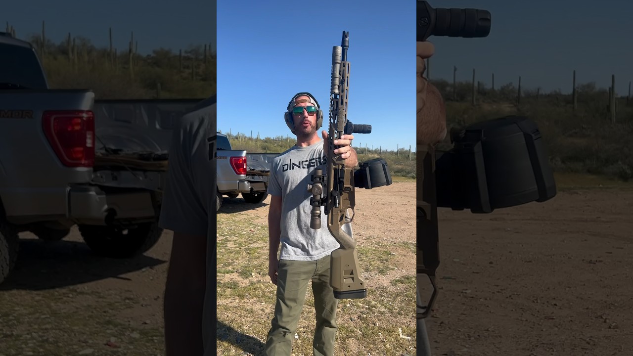 Sig Regulator &ldquo;Ranch Rifle&rdquo; is kinda OP. #army #sigsauer #223 #ar15 #sigsauer