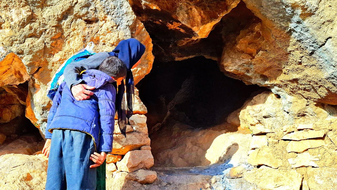 Amazing cave discovered in Zagros Mountains by homeless mother