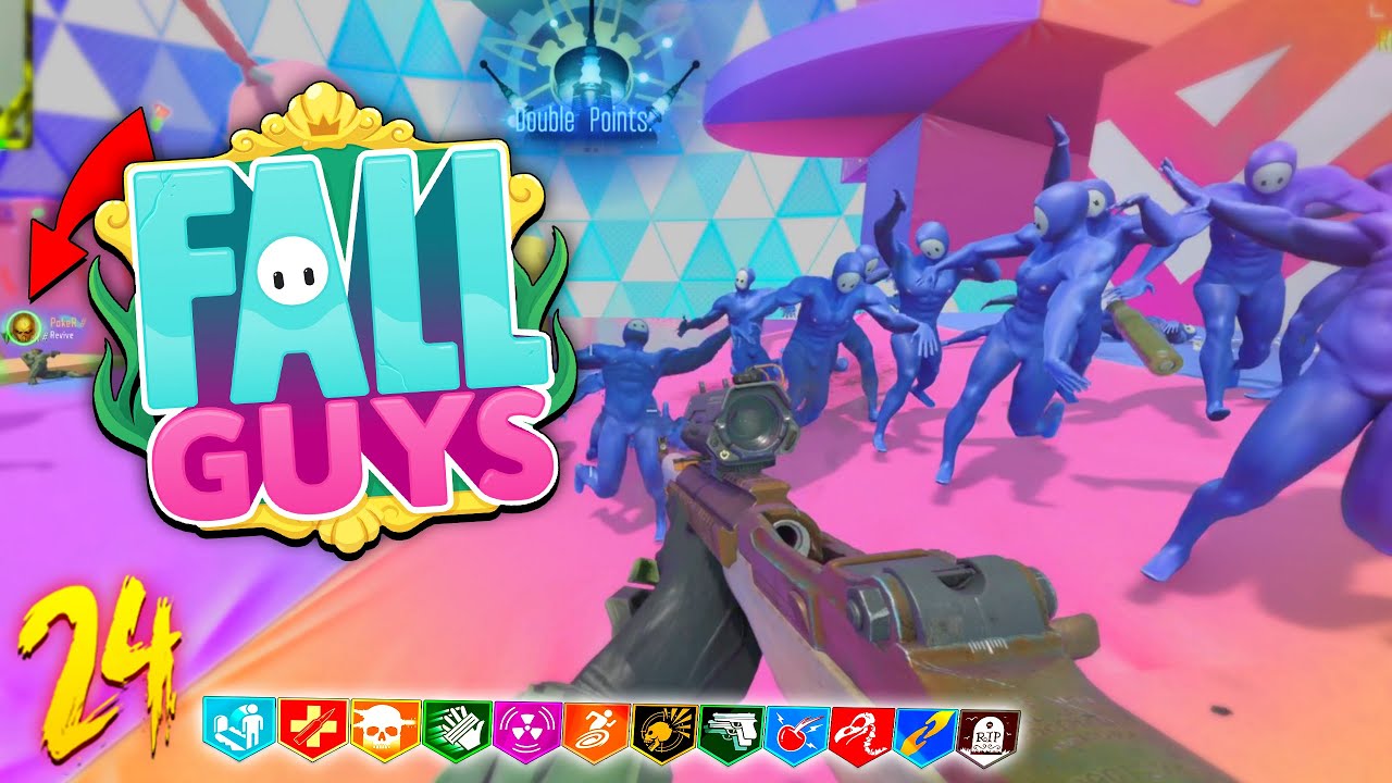 ¡EL MAPA de ZOMBIES IMPOSIBLE de FALL GUYS!