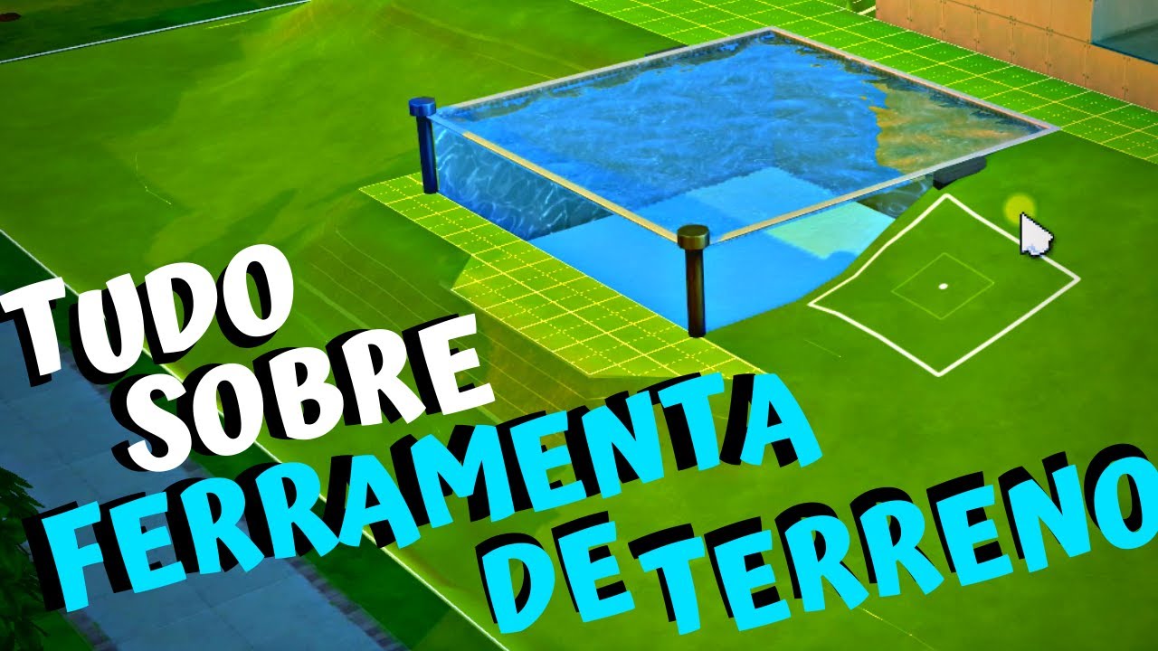 COMO USAR FERRAMENTA DE TERRENO | Dicas de Construção The Sims 4