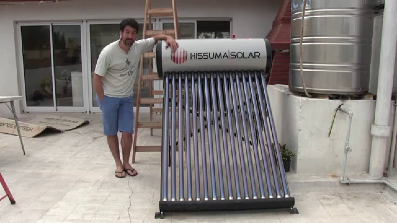 Como funciona un termo tanque solar, solar heater