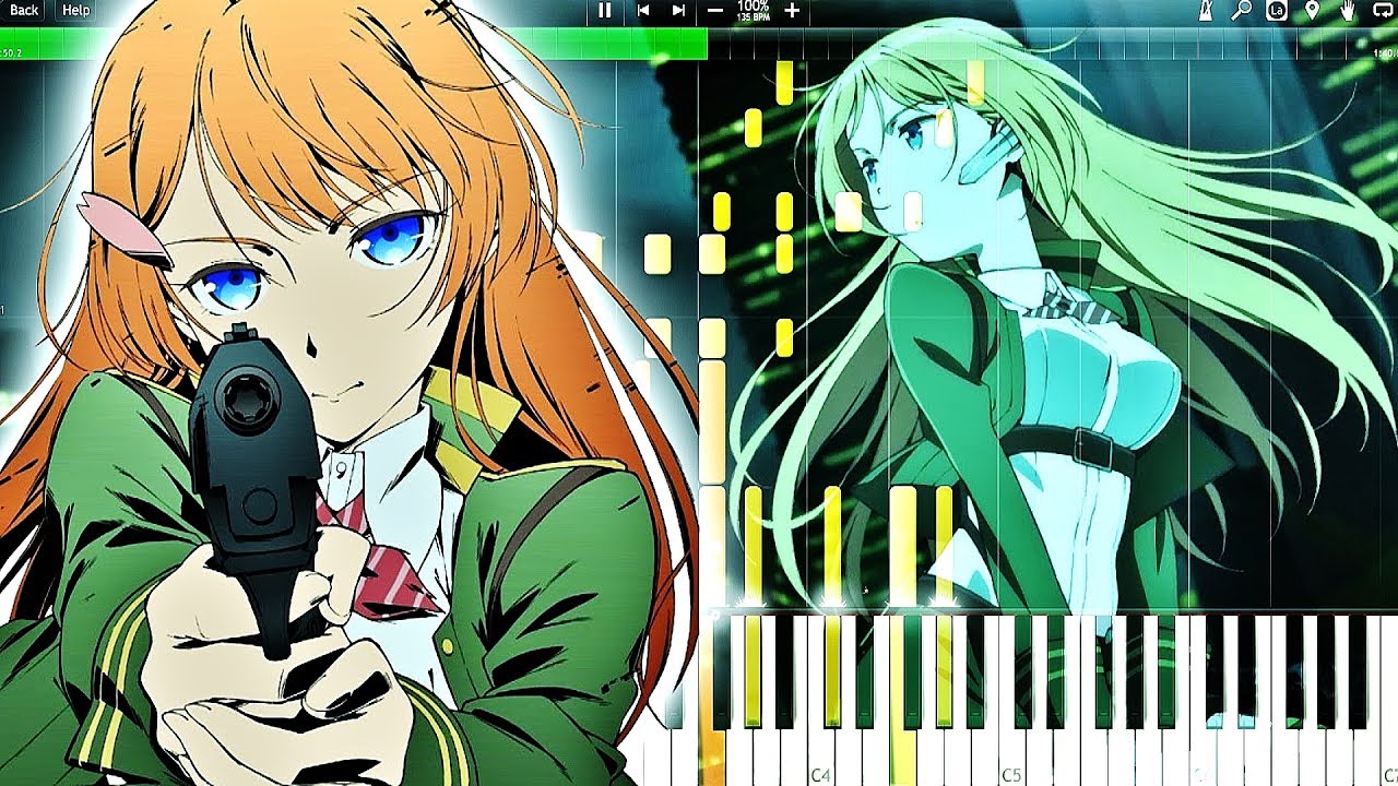 Taimadou Gakuen 35 Shiken Shoutai OP『Embrace Blade』Piano Tutorial『対魔導学園35試験小隊』ピアノ