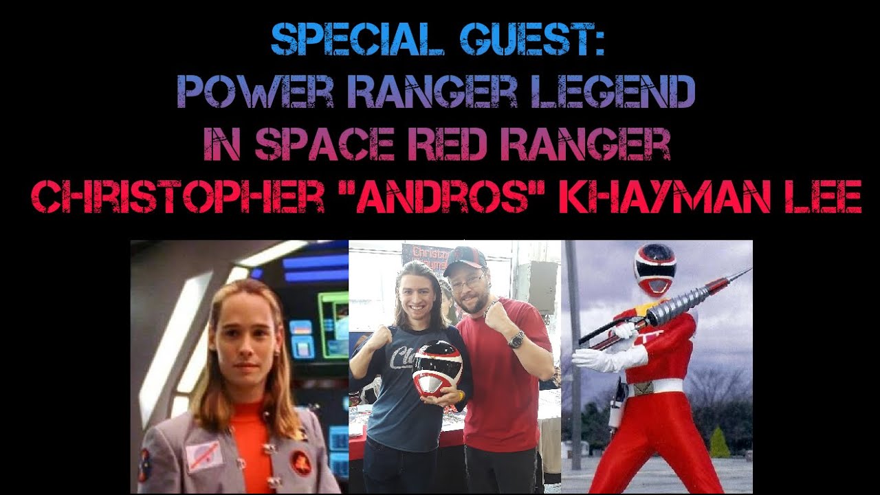 Petey's Awesome Guest Panel Episode 30 Special Guest In Space Red Ranger Christopher Khayman Lee
