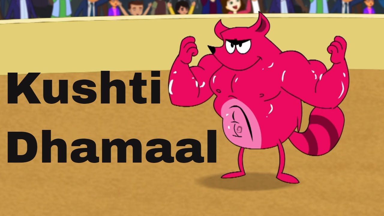 Кушти Dhamaal EP - 33 - Pyaar Mohabbat Happy Lucky- Hindi Cartoon