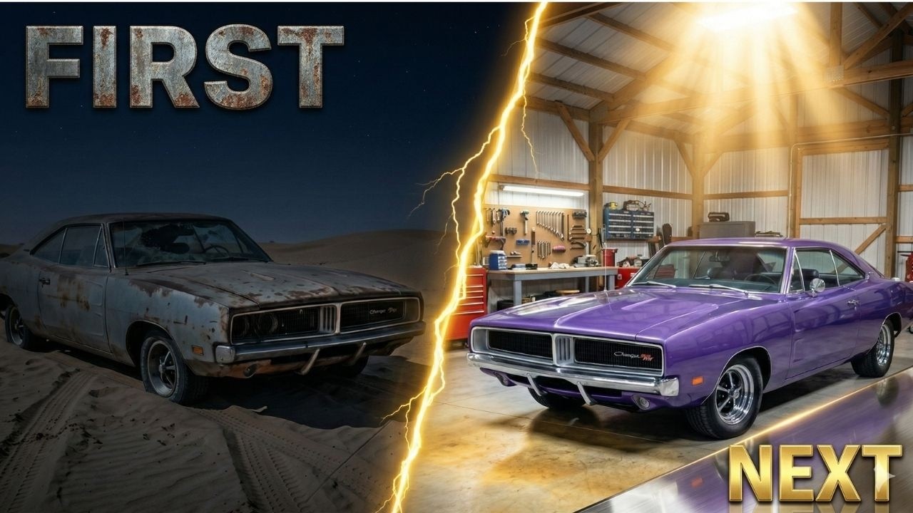 Desert Wreck to V8 Monster: Full Restoration of a 1969 Dodge Charger R/T