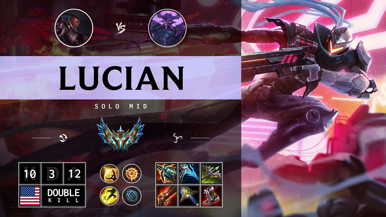 Lucian Mid vs Kassadin - NA Challenger Patch 14.13