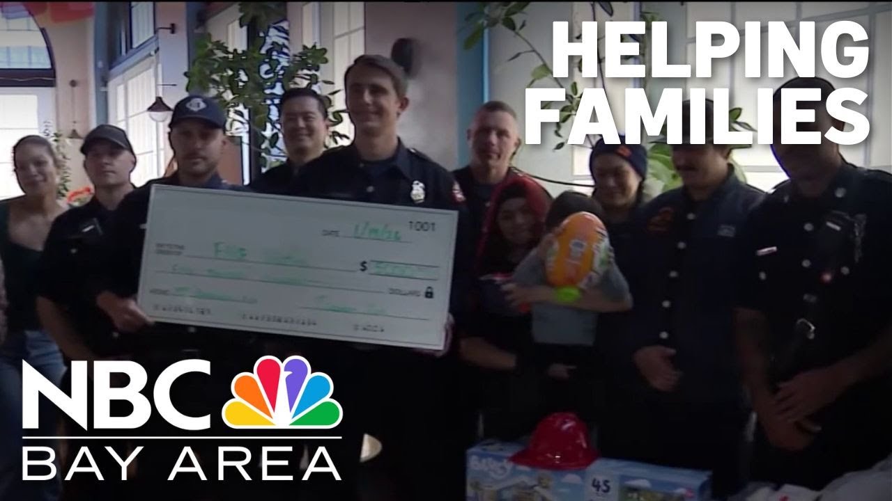 Oakland firefighters support families after apartment fire