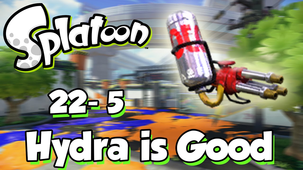 Splatoon - The Hydra is good Unlike the H3! (22-5 Duo with Symph!)