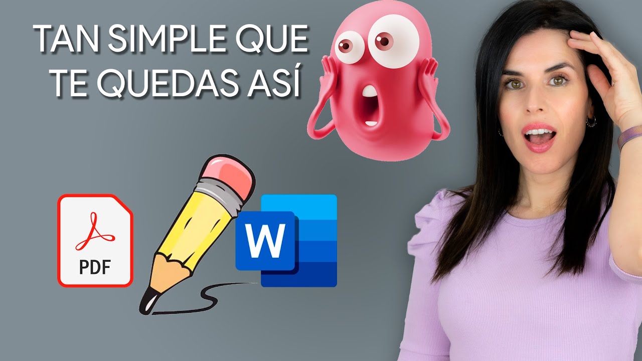 C&oacute;mo EDITAR un PDF en Word ✅
