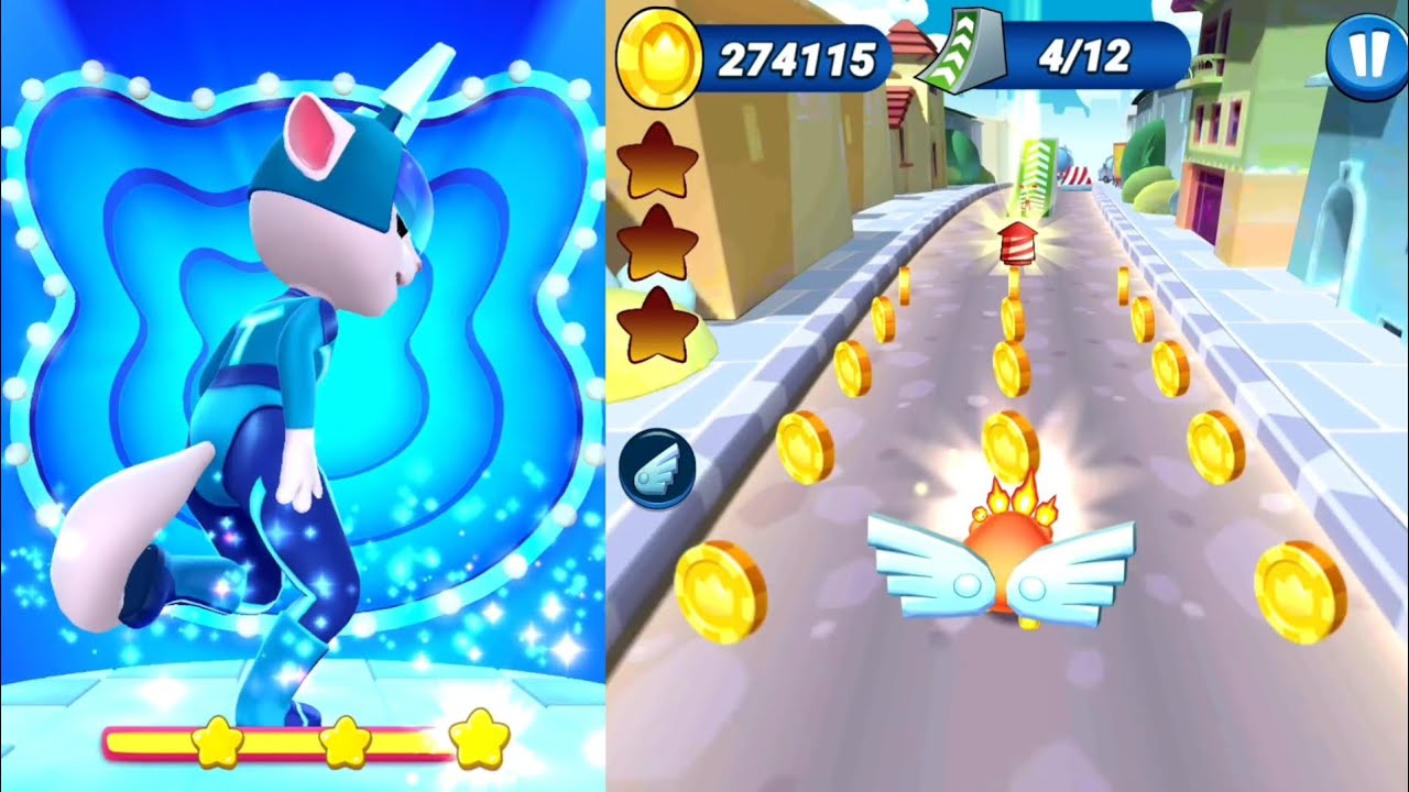 My Talking Angela 2 vs Om Nom Run (iOS, Android Gameplay #812)