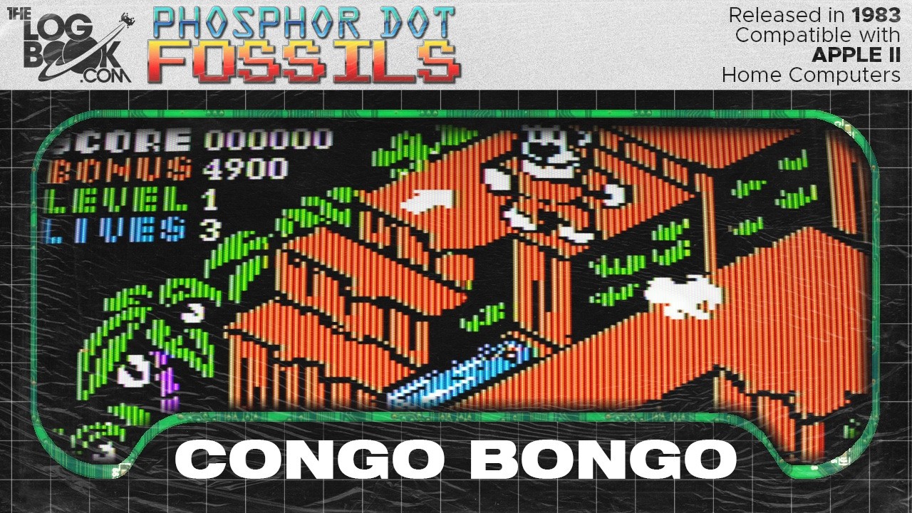 Phosphor Dot Fossils: Congo Bongo (Apple II, 1983)