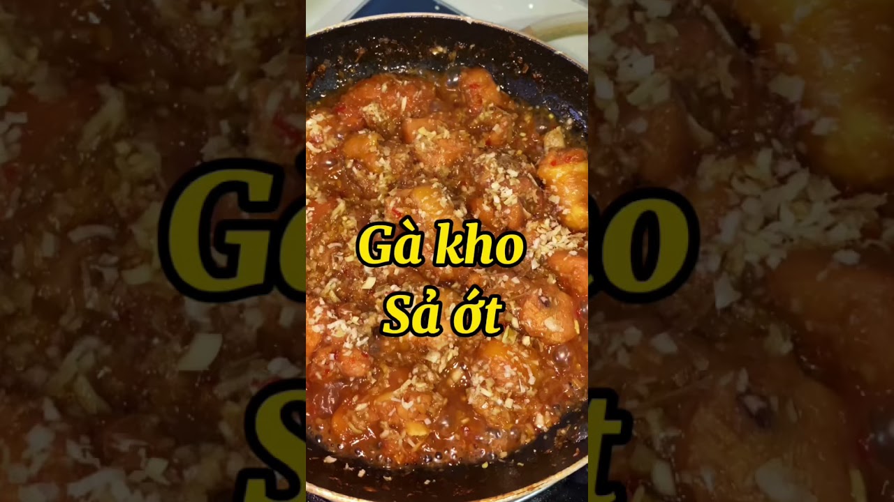 G&agrave; kho sả ớt
