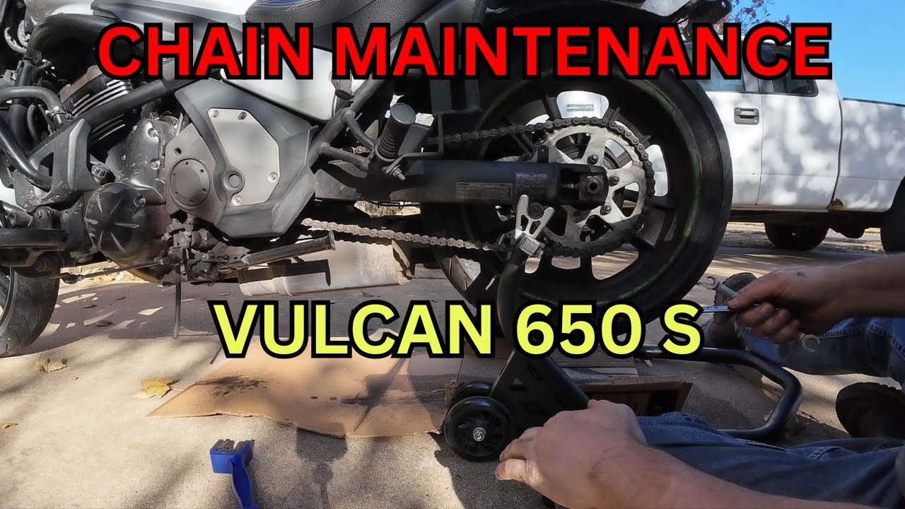 Vulcan 650 S chain maintenance