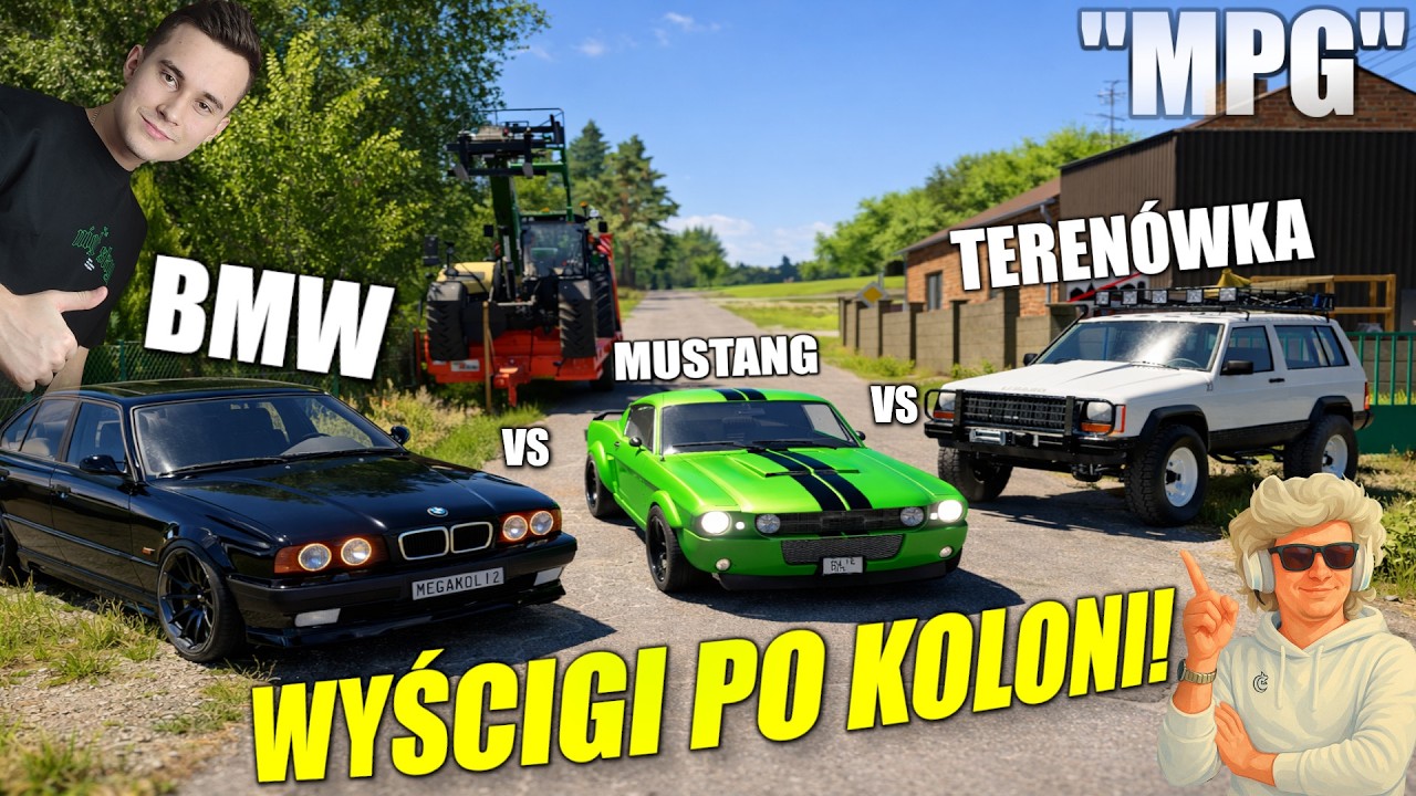 😱JANINA vs KOLIZ vs DZIEJUŚ! WYŚCIGI i GANIANEGO ZA PIENIĄDZE! na KOLONI!😍 #MPG [#570] FS22 /w Koliz