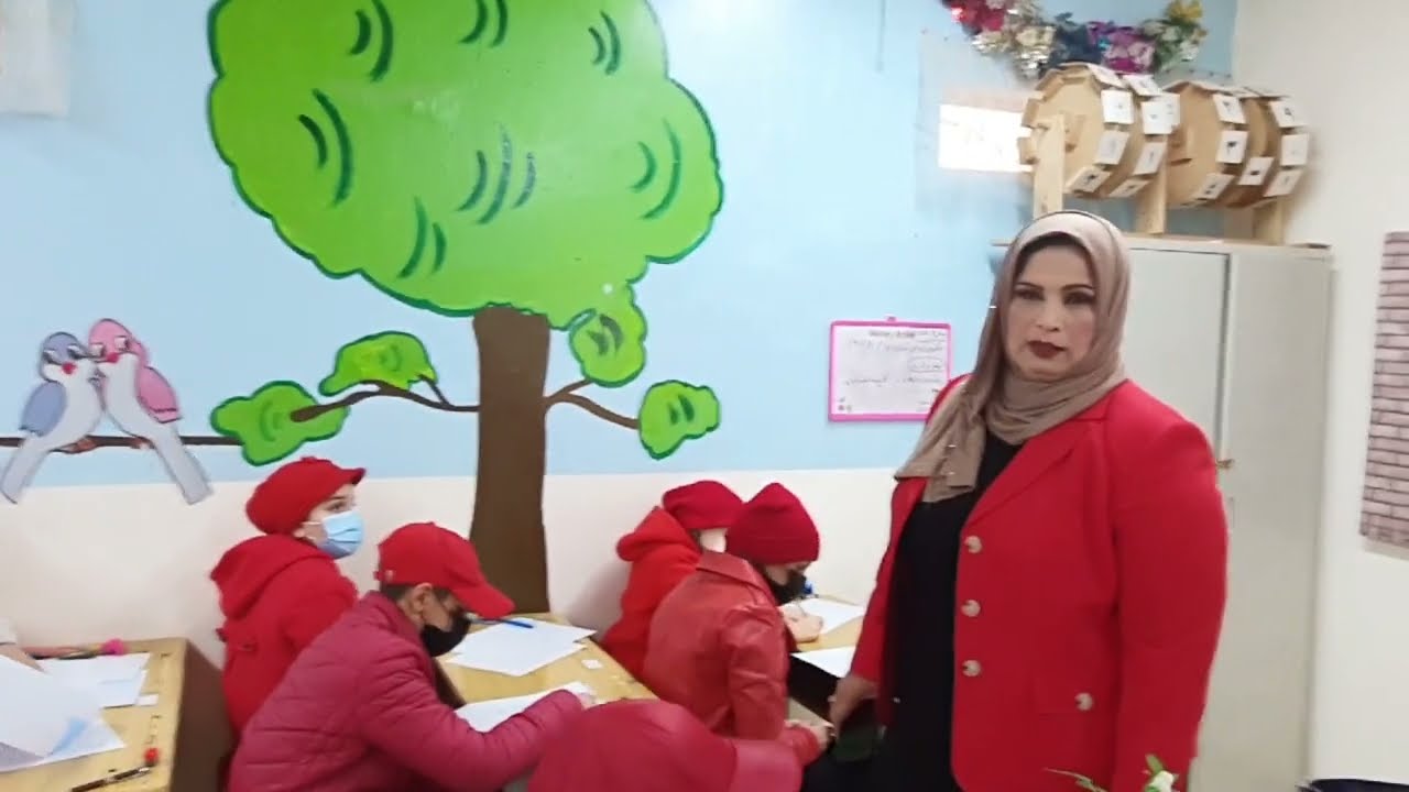 يوميات مدرسة الخندق الابتدائية المختلطة/ اخر يوم امتحاني الاثنين ٧ شباط ٢٠٢٢