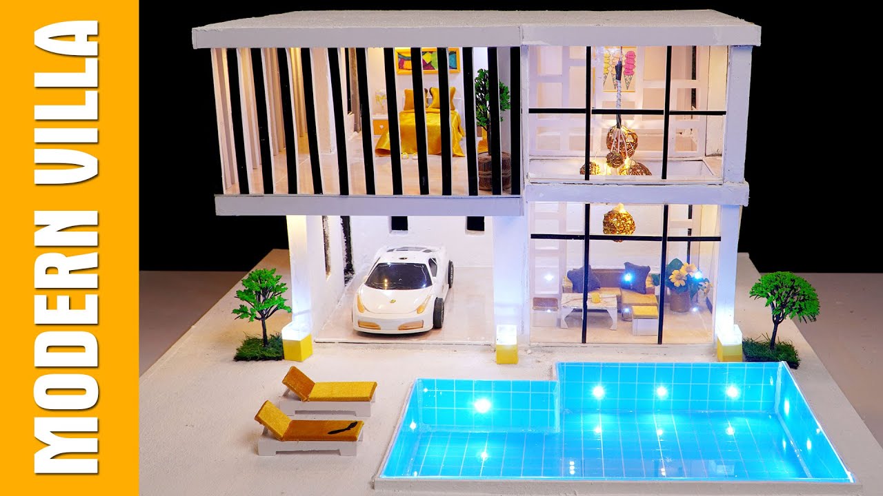 Suprising Idea mini house ! Easy Way To Make A Great Modern House with Swimming Pool