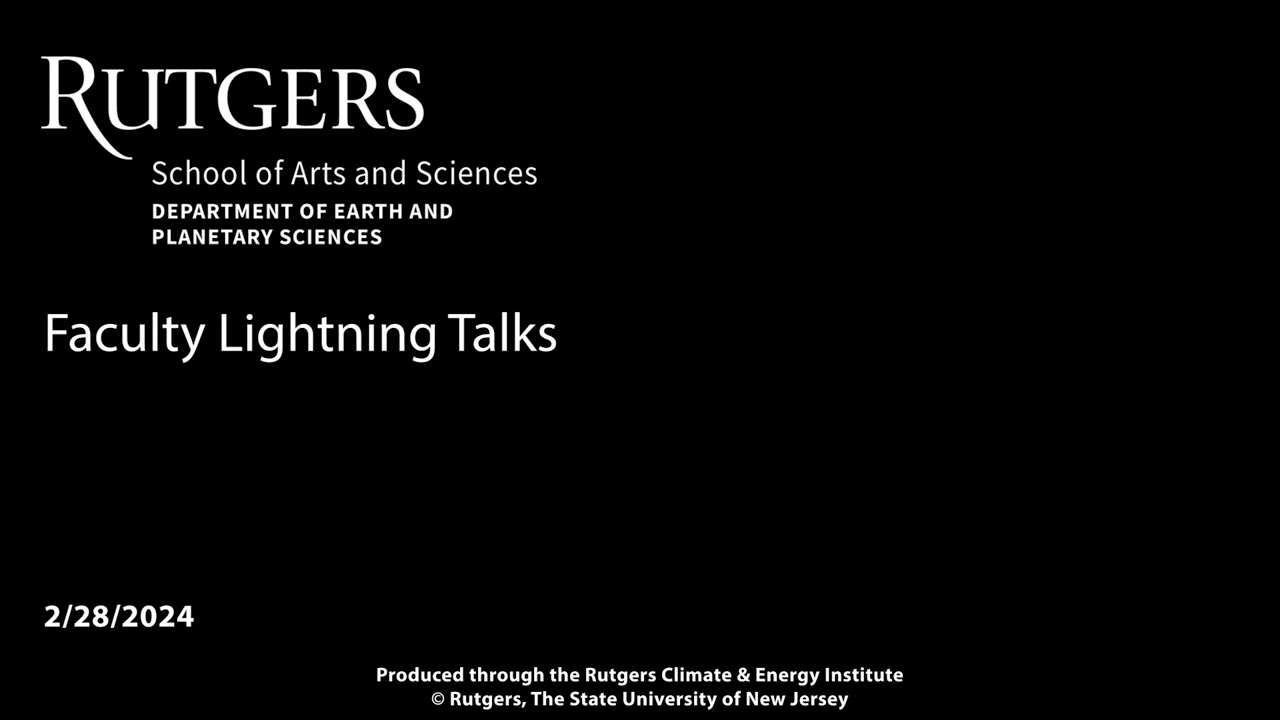 Earth & Planetary Sciences Lightning Talks