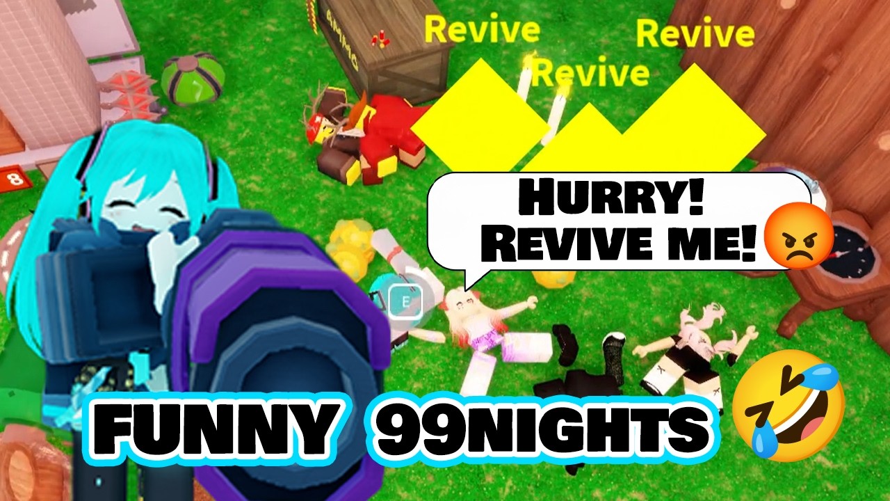 99Nights FUNNY CARRY MOMENTS😆 #roblox #99nights
