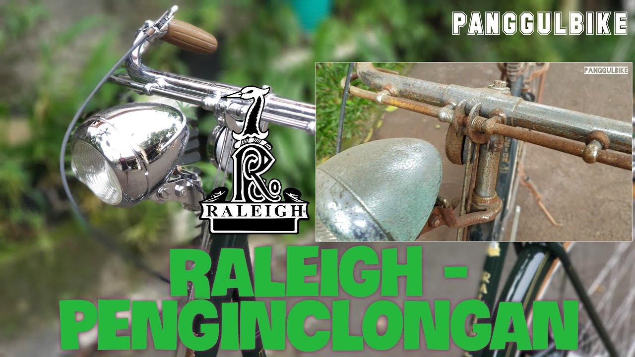 RESTORASI SEPEDA ONTHEL THE RALEIGH AA SERIES -  step #04 - finish - test ride (@sawung alfa )