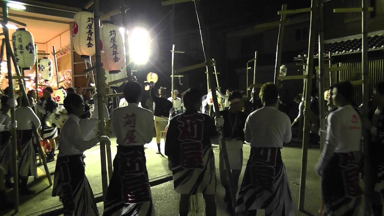 平成26年 富嶋神社 苅屋青年会 お旅 提灯練り１