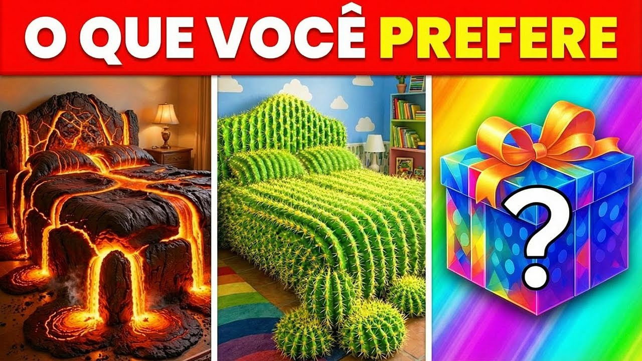 O que Você prefere...? Edição SUPRESA de Presente Misterioso 🎁😱⚡ As escolhas mais difíceis de todas!