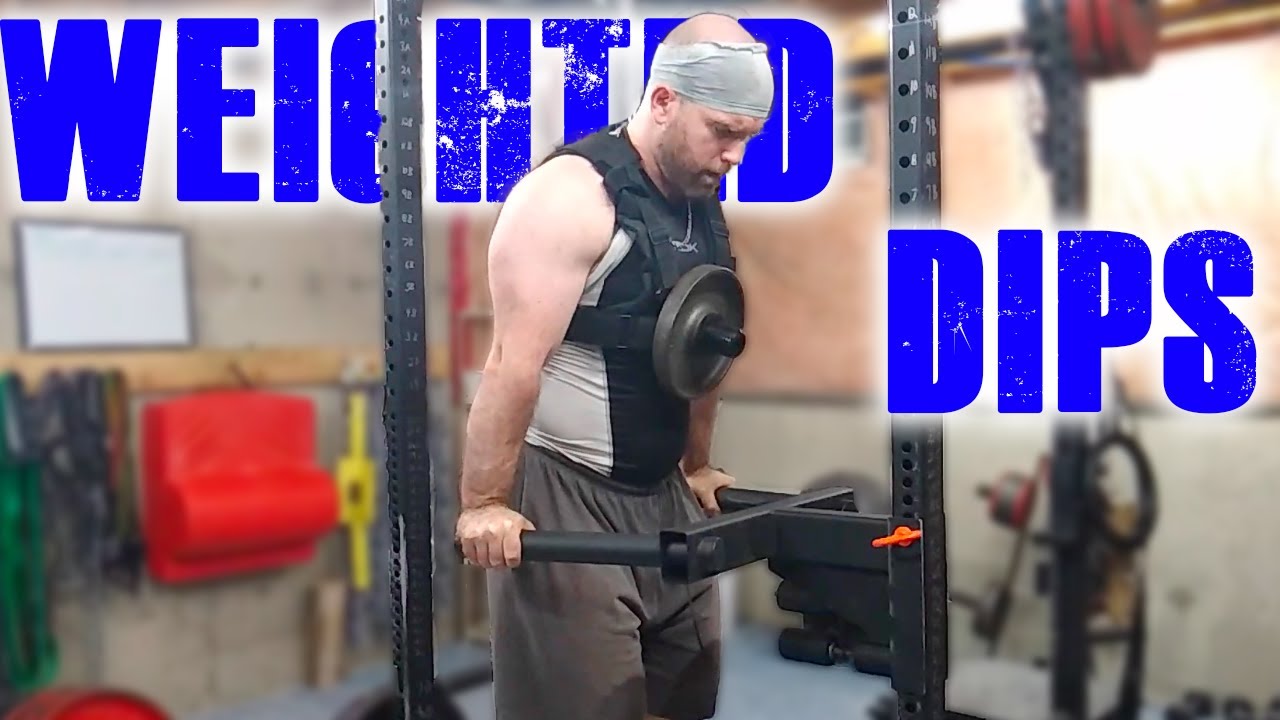 Weighted Dips on a Max Effort Day (Westside Barbell/Conjugate Method)
