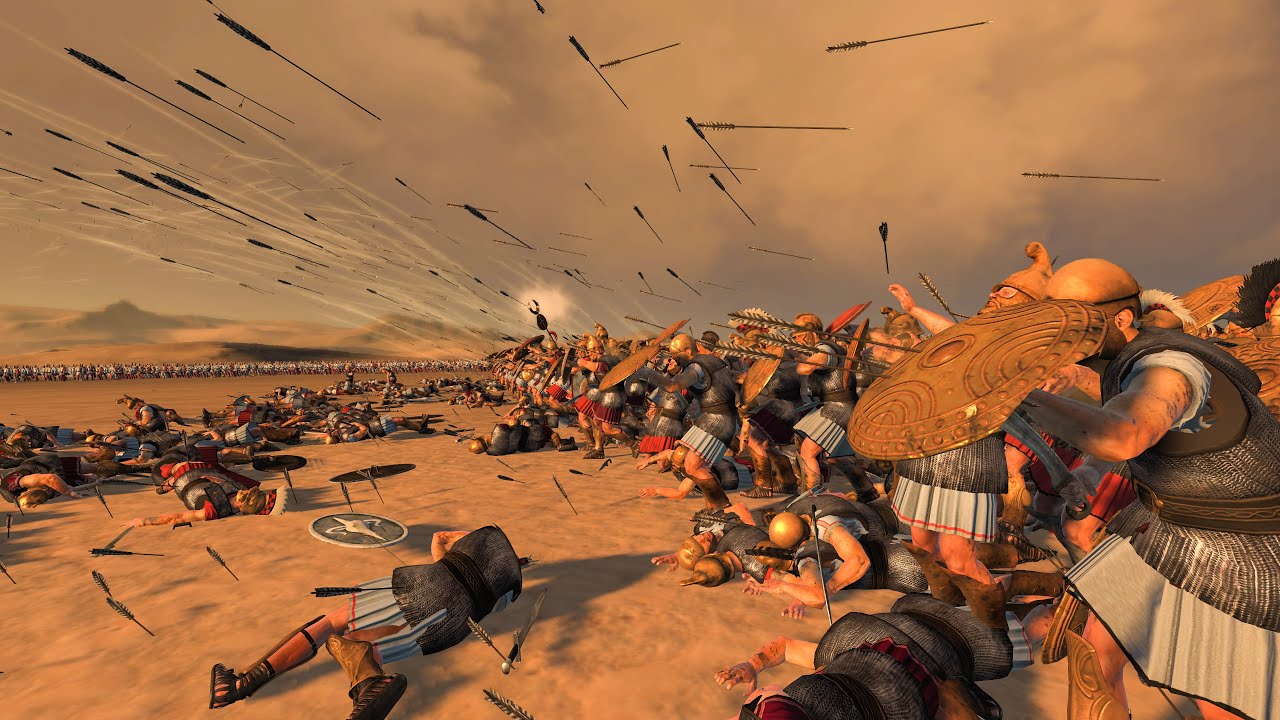 SELEUCID UNITS vs ARROW RAIN - Total War ROME 2